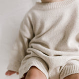 ‘ Oatmeal ‘ Knit Playsuit