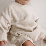 ‘ Oatmeal ‘ Knit Playsuit