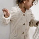 ‘Oatmeal’ Ribbed Knit Playsuit