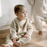 ‘Biscotti‘ Chunky Knit Playsuit