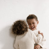 ‘Oatmeal’ Ribbed Knit Playsuit