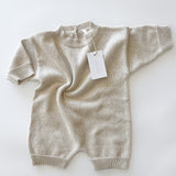 ‘ Oatmeal ‘ Knit Playsuit