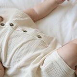Muslin Romper - Ecru