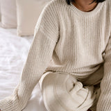 Women’s Oatmeal Chunky Knit Sweater