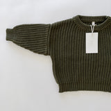 ‘Pine’ Chunky Knit Sweater