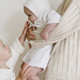 ‘ Dove ‘ Knit Playsuit