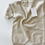 ‘ Oatmeal ‘ Knit Playsuit