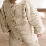 ‘Biscotti‘ Chunky Knit Playsuit