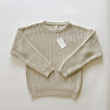 Women’s Oatmeal Chunky Knit Sweater