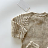 ‘Biscotti‘ Chunky Knit Playsuit