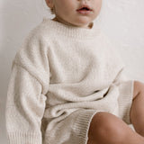 ‘ Oatmeal ‘ Knit Playsuit