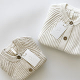 ‘Oatmeal’ Ribbed Knit Playsuit