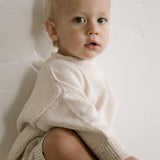‘ Oatmeal ‘ Knit Playsuit