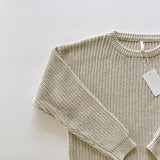 Women’s Oatmeal Chunky Knit Sweater