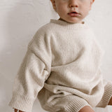 ‘ Oatmeal ‘ Knit Playsuit