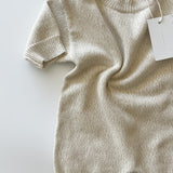 ‘ Oatmeal ‘ Knit Playsuit