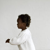 Billowed Muslin Romper ‘White’