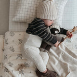 ‘Gray Marle’ Knit Suspenders