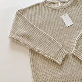 Women’s Oatmeal Chunky Knit Sweater