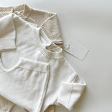‘ Dove ‘ Knit Playsuit
