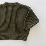 ‘Pine’ Chunky Knit Sweater