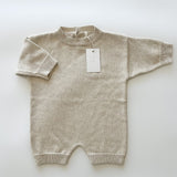 ‘ Oatmeal ‘ Knit Playsuit