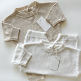‘ Oatmeal ‘ Knit Playsuit