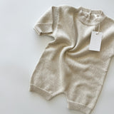 ‘ Oatmeal ‘ Knit Playsuit