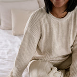 Women’s Oatmeal Chunky Knit Sweater