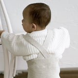 ‘Gray Marle’ Knit Suspenders