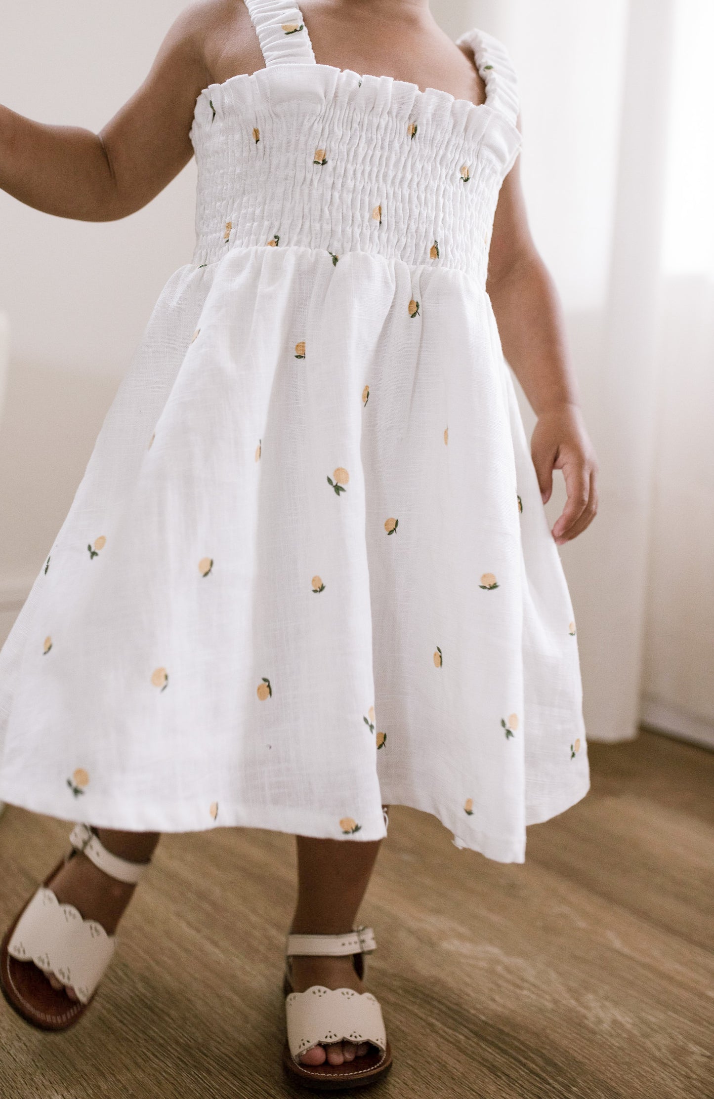 Florence Linen Dress ‘Clementine’