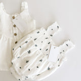‘Blueberry’ Garden Romper