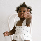 ‘Blueberry’ Garden Romper