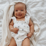 ‘Blueberry’ Garden Romper