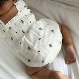 ‘Blueberry’ Garden Romper