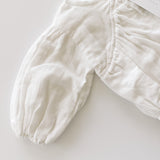Billowed Muslin Romper ‘White’