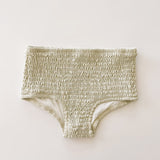 High Waisted Bikini Bottoms - Sage