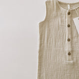 Muslin Romper - Ecru