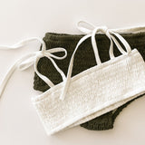 High Waisted Bikini Bottoms - Olive