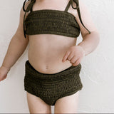 High Waisted Bikini Bottoms - Olive