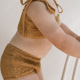 Smocked Bikini Top - Citrus
