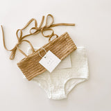 High Waisted Bikini Bottoms - Coconut