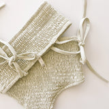 High Waisted Bikini Bottoms - Sage