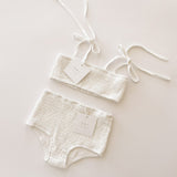 High Waisted Bikini Bottoms - Coconut
