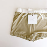 Euro Style Swim Trunks - Khaki