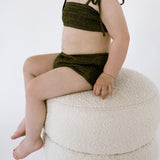 High Waisted Bikini Bottoms - Olive