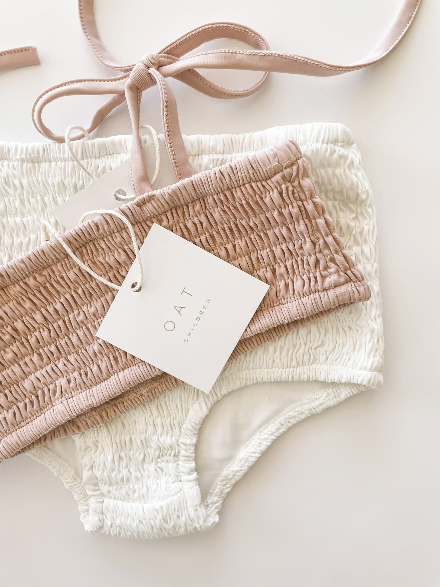 High Waisted Bikini Bottoms - Coconut
