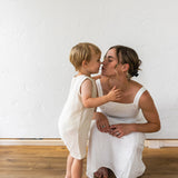 Muslin Romper - Ecru
