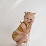 Smocked Bikini Top - Citrus