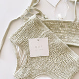 High Waisted Bikini Bottoms - Sage